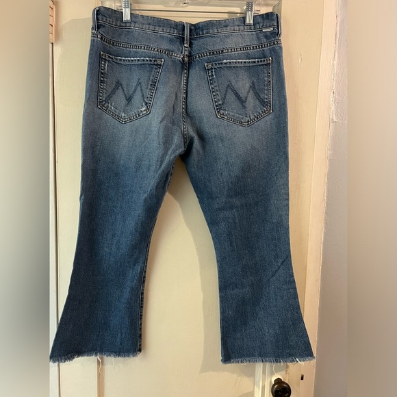 MOTHER JEANS The Nomad Crop Fray Twice as Nice 32 - Picture 6 of 9